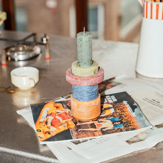 Candl Stack 03 - Brown